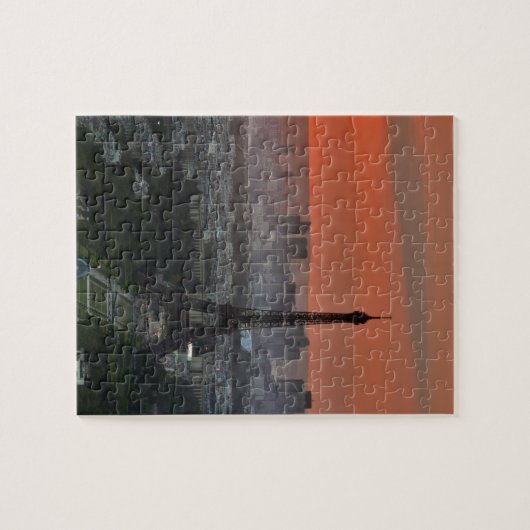 Eiffel Tower Paris Europe Travel Puzzle (Horizontal)