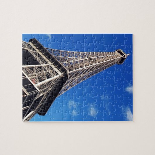 Eiffel Tower Paris Europe Travel Puzzle (Horizontal)