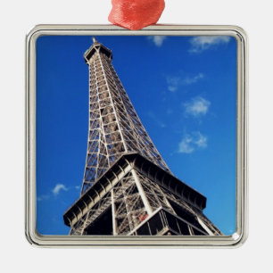 Eiffel Tower Paris Europe Travel Silbernes Ornament