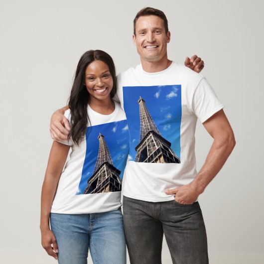 Eiffel Tower Paris Europe Travel T-Shirt (Unisex)