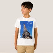 Eiffel Tower Paris Europe Travel T-Shirt (Vorne ganz)