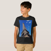 Eiffel Tower Paris Europe Travel T-Shirt (Vorne ganz)