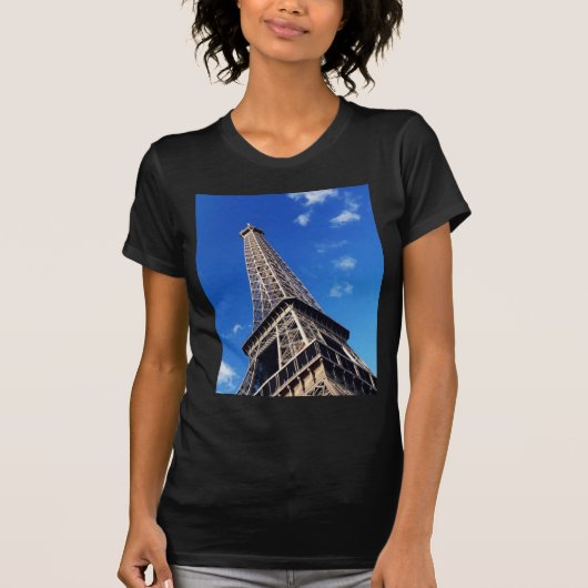 Eiffel Tower Paris Europe Travel T-Shirt (Vorderseite)