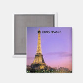EIFFEL TOWER, PARIS FRANCE MAGNET (Vorderseite/Rückseite)