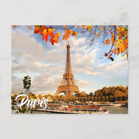 Eiffel Tower | Paris, France Postkarte (Vorderseite)