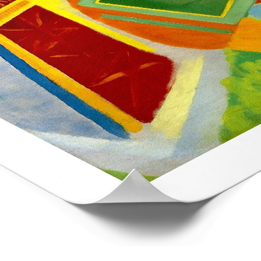 Eiffel Tower Paris, Francis von Robert Delaunay Poster (Ecke)