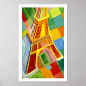 Eiffel Tower Paris, Francis von Robert Delaunay Poster (Vorne)