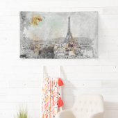 Eiffel Tower Paris Frankreich Banner - Elegante Pa (Insitu)