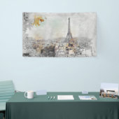 Eiffel Tower Paris Frankreich Banner - Elegante Pa (Messeveranstaltung)