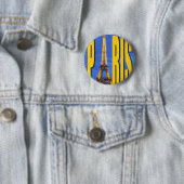 Eiffel Tower Paris Frankreich Button (Beispiel)