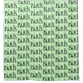 Eiffel Tower Paris Frankreich Design Duschvorhang (Vorderseite)