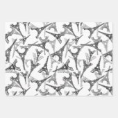 Eiffel Tower Paris Frankreich Design Geschenkpapier Set (Vorderseite 2)