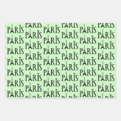 Eiffel Tower Paris Frankreich Design Geschenkpapier Set (Vorderseite 2)