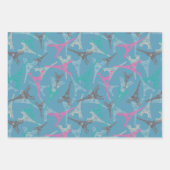 Eiffel Tower Paris Frankreich Design Geschenkpapier Set (Vorderseite 3)