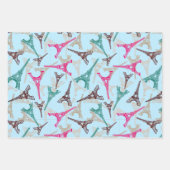 Eiffel Tower Paris Frankreich Design Geschenkpapier Set (Vorderseite 3)
