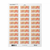 Eiffel Tower Paris Frankreich Designer-Label (Vorne)