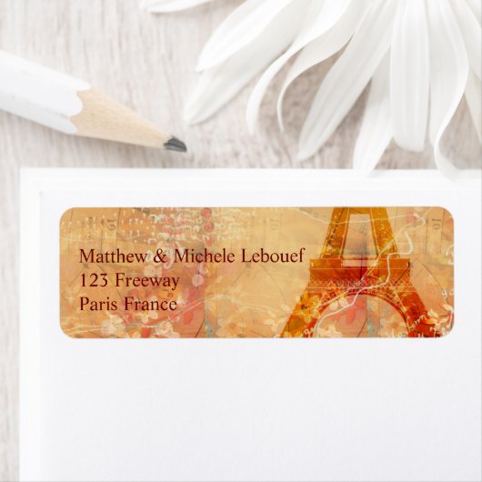 Eiffel Tower Paris Frankreich Designer-Label (Insitu)