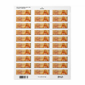 Eiffel Tower Paris Frankreich Designer-Label (Vorne)