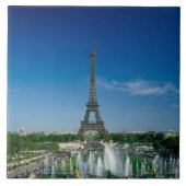 Eiffel Tower, Paris, Frankreich Fliese (Vorderseite)