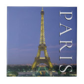 Eiffel Tower | Paris, Frankreich Fliese (Vorderseite)