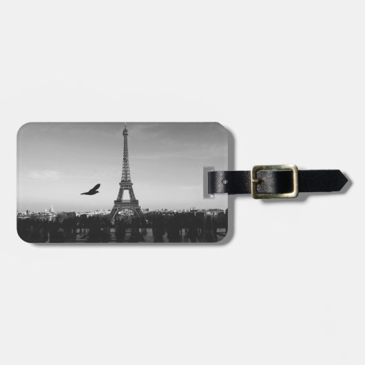 Eiffel Tower Paris, Frankreich Gepäckanhänger (Vorderseite horizontal)