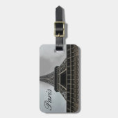 Eiffel Tower Paris, Frankreich Gepäckanhänger (Vorderseite vertikal)