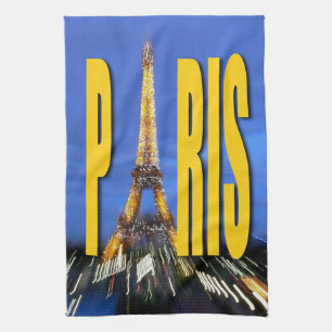 Eiffel Tower Paris Frankreich Handtuch