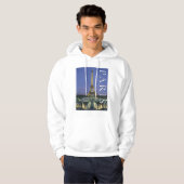 Eiffel Tower | Paris, Frankreich Hoodie (Vorne ganz)