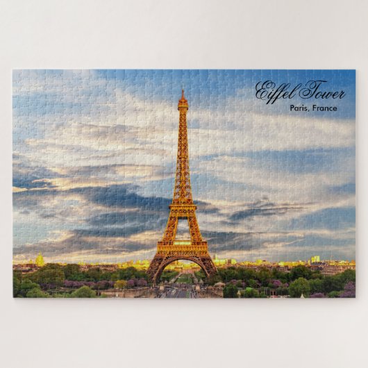 Eiffel Tower Paris Frankreich Jigsaw Puzzle (Horizontal)