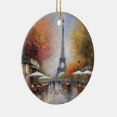 Eiffel Tower Paris Frankreich Keramik Ornament (Rechts)