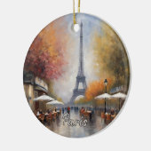 Eiffel Tower Paris Frankreich Keramik Ornament (Links)