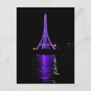 Eiffel Tower Paris Frankreich Kunst, Dichtung und  Postkarte