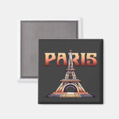 Eiffel Tower Paris Frankreich Magnet (Vorderseite/Rückseite)