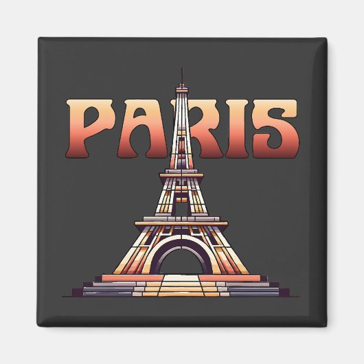 Eiffel Tower Paris Frankreich Magnet (Vorne)