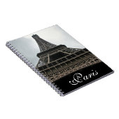 Eiffel Tower Paris, Frankreich Notizblock (Rechte Seite)