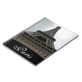 Eiffel Tower Paris, Frankreich Notizblock (Linke Seite)