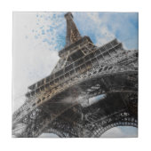 Eiffel Tower Paris Frankreich Pariser Wall Décor Fliese (Vorderseite)