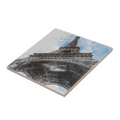Eiffel Tower Paris Frankreich Pariser Wall Décor Fliese (Seite)