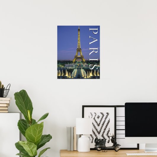 Eiffel Tower | Paris, Frankreich Poster (Heimbüro)