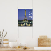Eiffel Tower | Paris, Frankreich Poster (Küche)