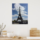 Eiffel Tower Paris Frankreich Poster (Küche)