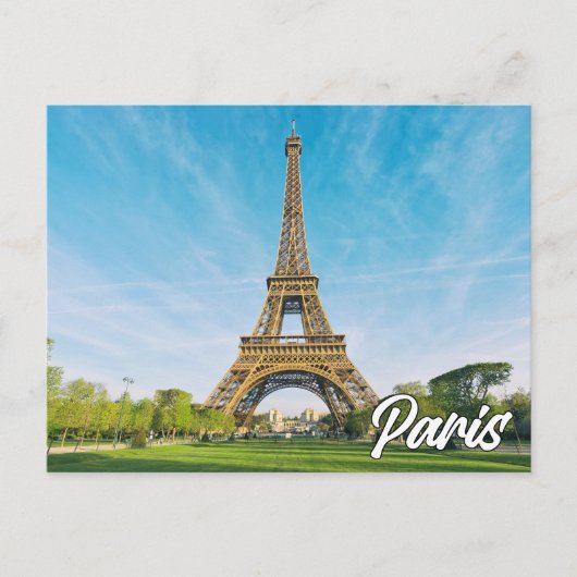 Eiffel Tower | Paris, Frankreich Postkarte (Vorderseite)
