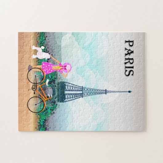 Eiffel Tower Paris Frankreich Puzzle (Horizontal)