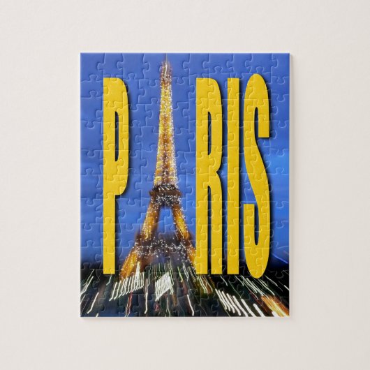 Eiffel Tower Paris Frankreich Puzzle (Vertikal)