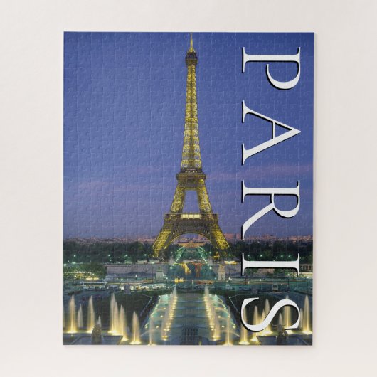 Eiffel Tower | Paris, Frankreich Puzzle (Vertikal)