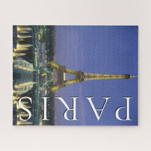 Eiffel Tower | Paris, Frankreich Puzzle (Horizontal)