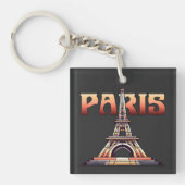 Eiffel Tower Paris Frankreich Schlüsselanhänger (Vorderseite)