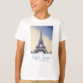 Eiffel Tower Paris Frankreich Sehenswürdigkeit T-Shirt (Vorderseite)