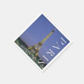 Eiffel Tower | Paris, Frankreich Serviette (Ecke)