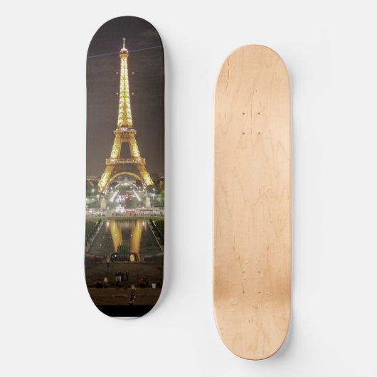 Eiffel Tower Paris Frankreich Skateboard (Vorderseite)